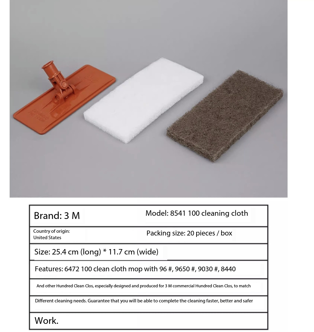 3M 8541 Pad Doodlebug Brown Scrub'n Strip Pad | 蝦皮購物