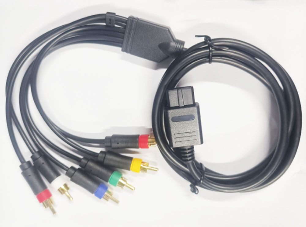 NSLikey RGB 和 RGBS 視頻輸出電纜兼容 N64 SFC SNES NGC 復古遊戲機 | 蝦皮購物