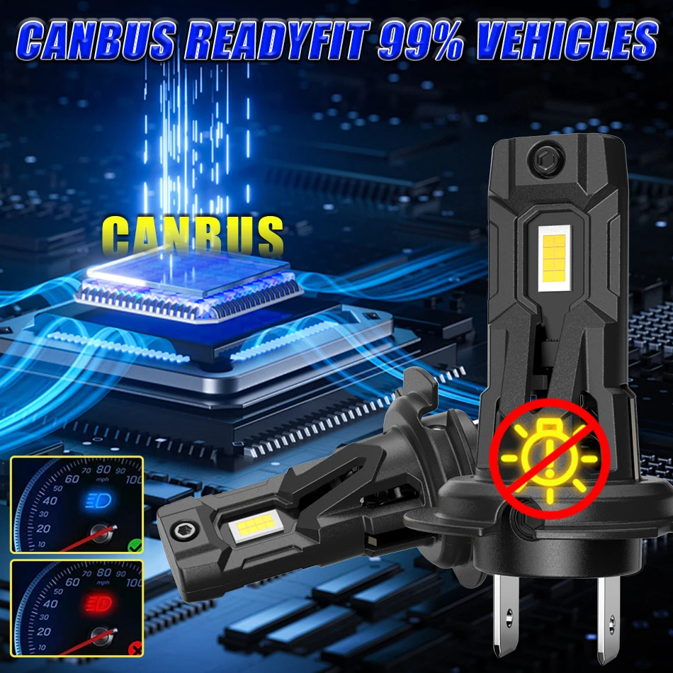 2 件裝 H7 LED 大燈燈泡 16 件 CSP 7535 汽車大燈汽車迷你 Canbus H7 Led 燈泡渦輪燈 | 蝦皮購物