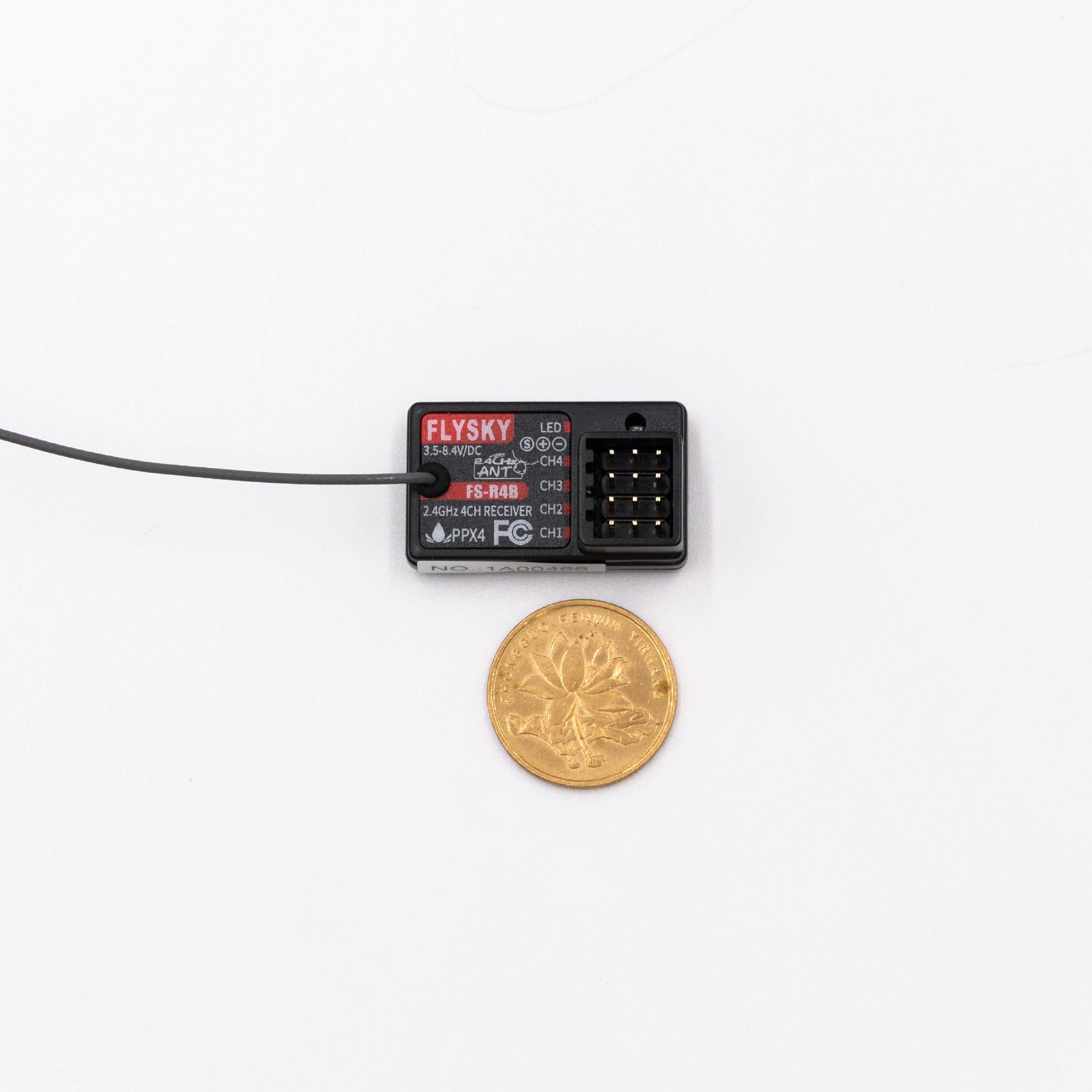 FLYSKY FS-R4B 4 通道 4CH 2.4G 迷你 PWM 接收器 3.5-8.4V ANT 單天線用於遙控車 | 蝦皮購物