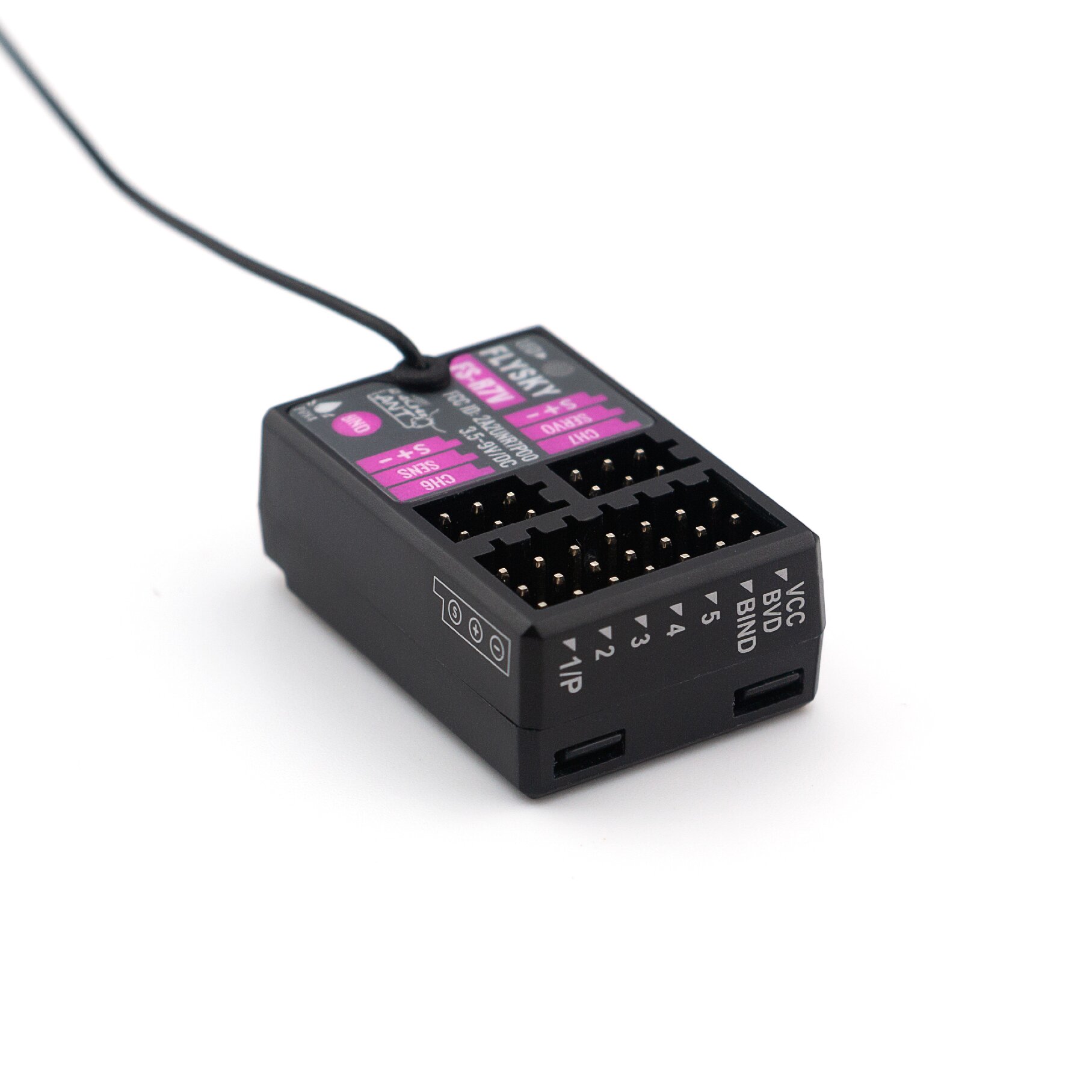FLYSKY FS-R7V 高壓 ANT 單天線 PWM 陀螺儀 7CH 接收器用於 RC 模型車船發射器 FS-G7P | 蝦皮購物