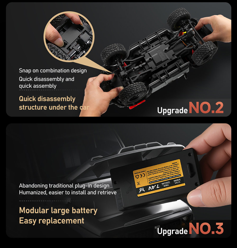 MN MODEL1/12 越野車 7km/h 四驅卡車 1200mAh 50M 開門設計 | 蝦皮購物