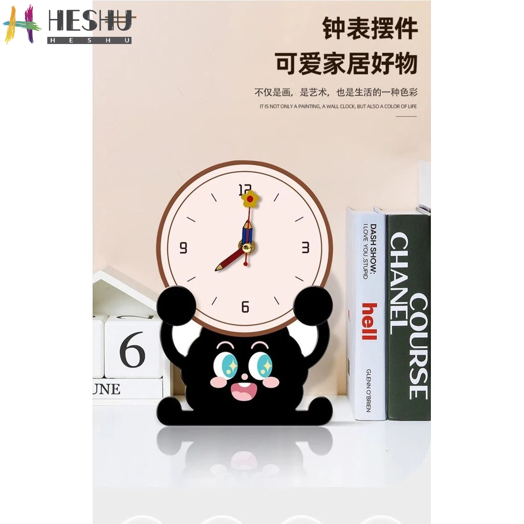 [現貨+免運]時鍾 座鍾 鍾 擺鍾 臺鍾 可愛卡通時鍾 創意小煤球時鍾 時尚卡通時鍾 客廳桌麵鍾 裝飾愛動漫小黑團子時鍾 | 蝦皮購物