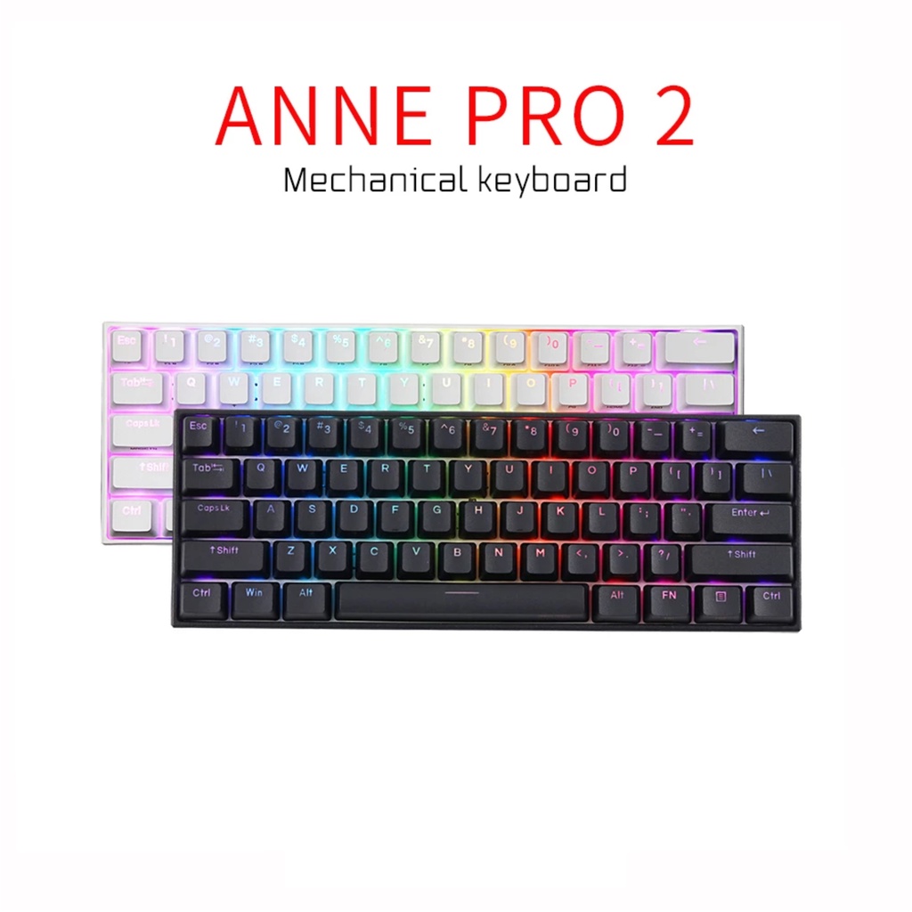 60% 機械鍵盤: ANNE PRO 2 櫻桃軸61鍵/ 腹靈F12 68鍵/ 腹靈CMK68