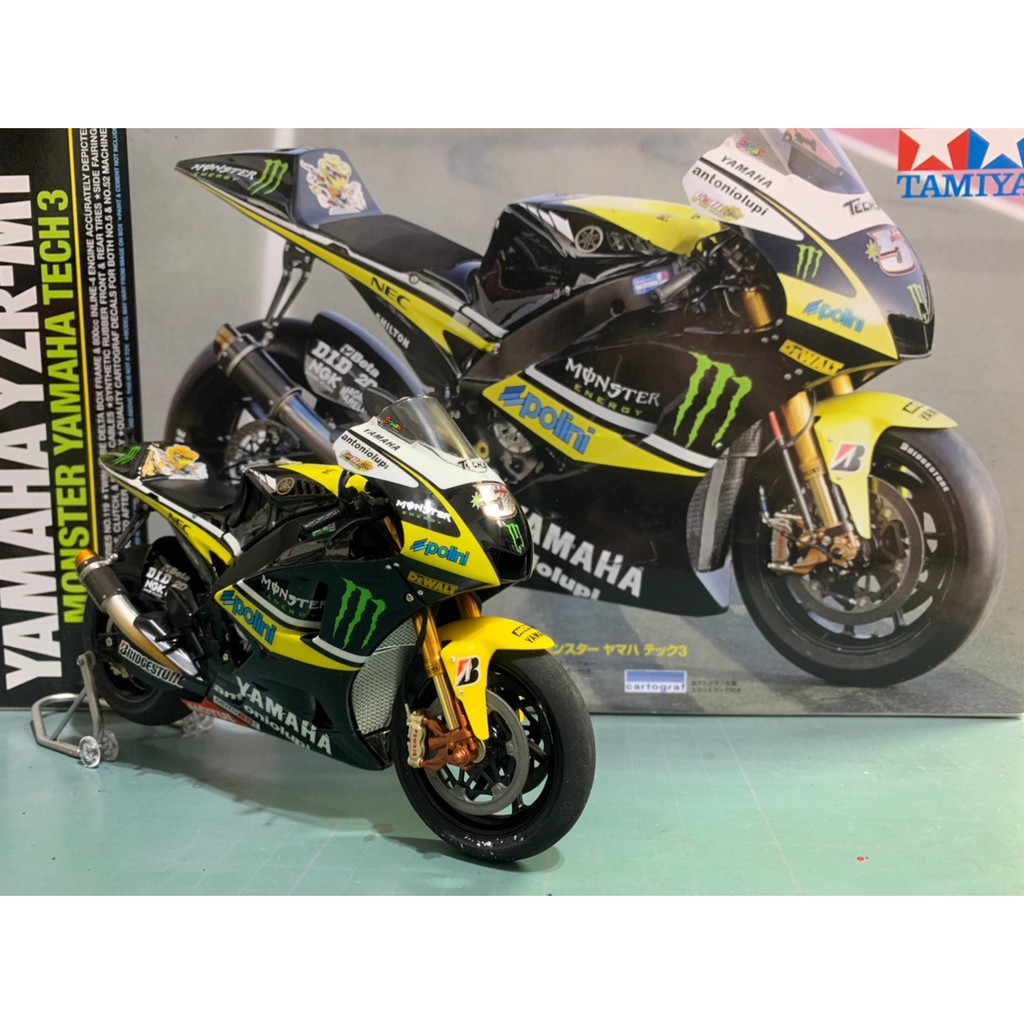 TAMIYA田宮1/12 YAMAHA YZR-M1 09 完成品| 蝦皮購物