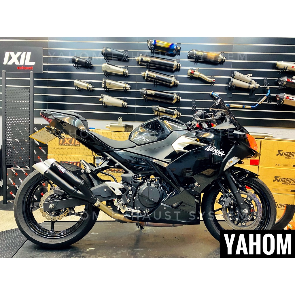 有聲音檔忍400/Z400/NINJA400 IXIL 雙出管附消音塞西班牙改裝排氣管/尾 