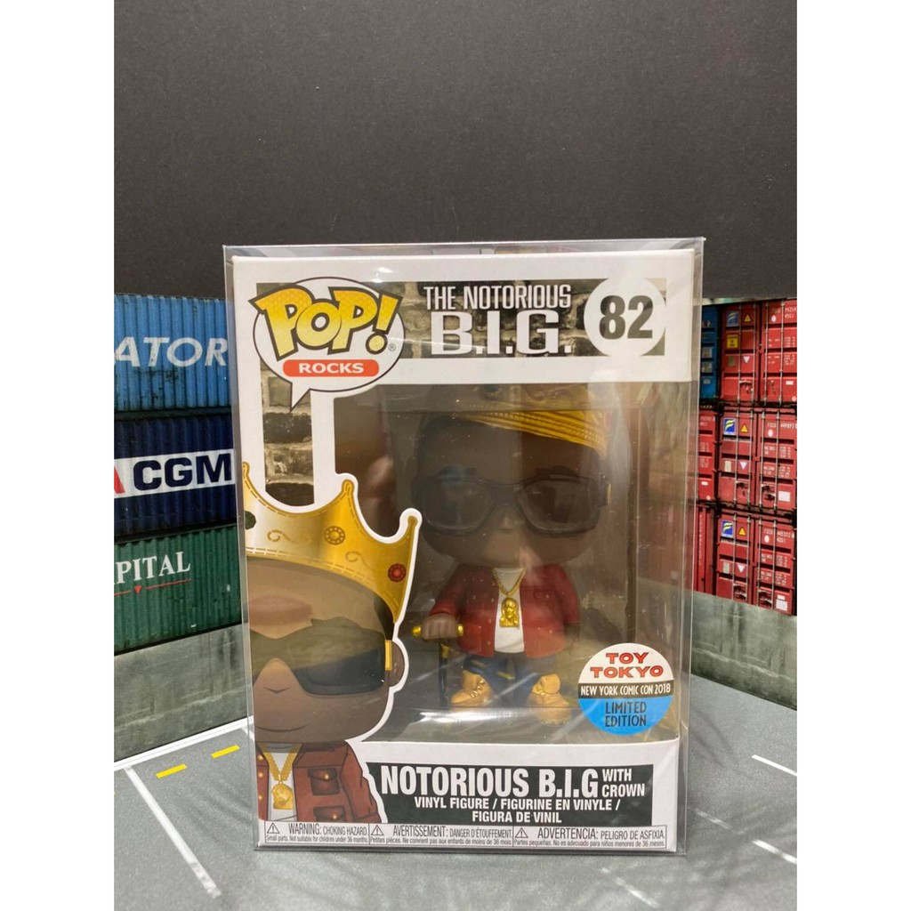 FUNKO POP ROCKS #82 NOTORIOUS B.I.G 聲明狼藉先生Biggie 2018NYCC