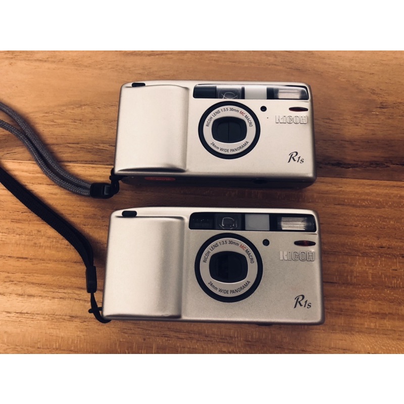 【H2050】RICOH R1S リコー 中古】RICOH リコー R1s シルバー コンパクトフィルムカメラ