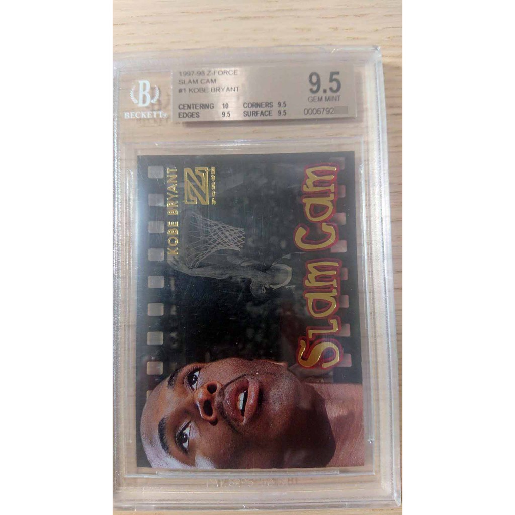 97-98 Z-FORCE SLAM CAM #1 KOBE BRYANT BGS9.5 | 蝦皮購物