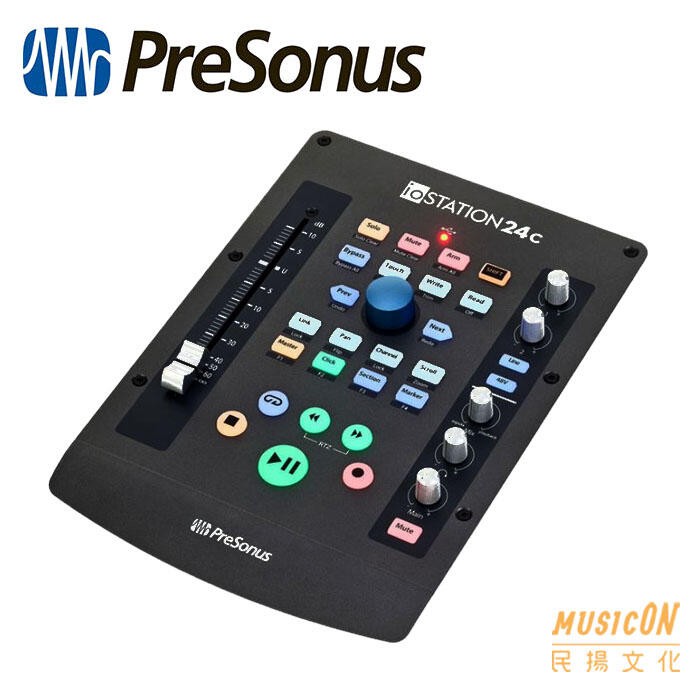 民揚樂器】錄音介面控制器PreSonus ioSTATION 24c USB 控制器型錄音