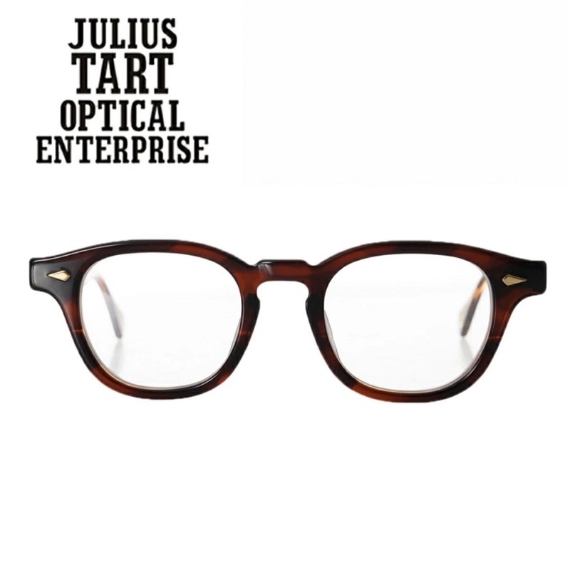 JULIUS TART OPTICAL AR-GOLD 46-22 DEMI-AMBER | 蝦皮購物