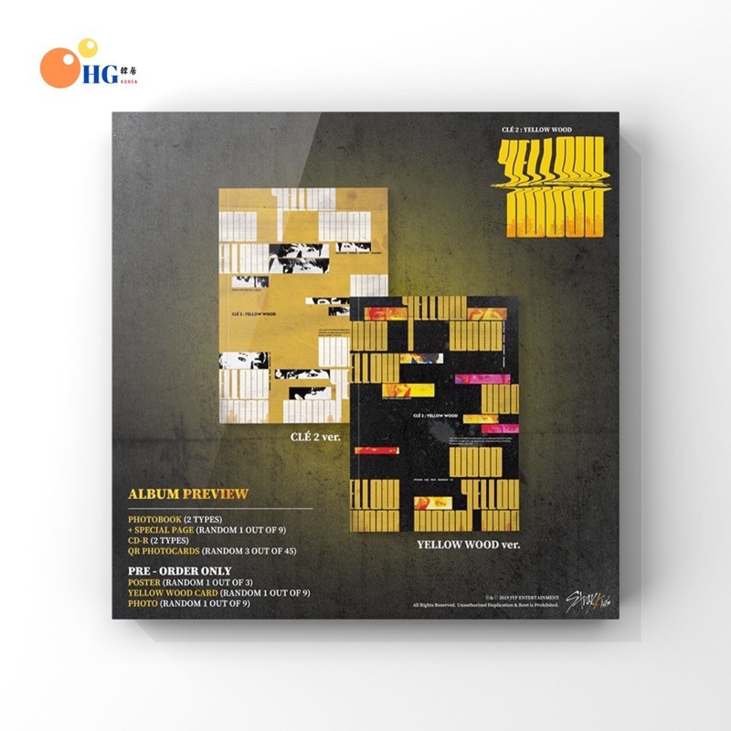 韓居🇰🇷 STRAY KIDS - CLE 2 : YELLOW WOOD 特別專輯限量版普通版