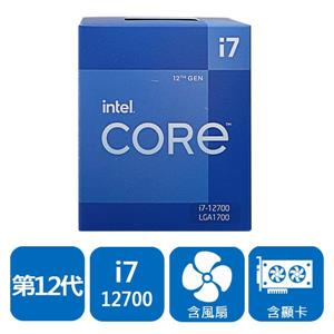 INTEL 盒裝Core i7-12700 | 蝦皮購物