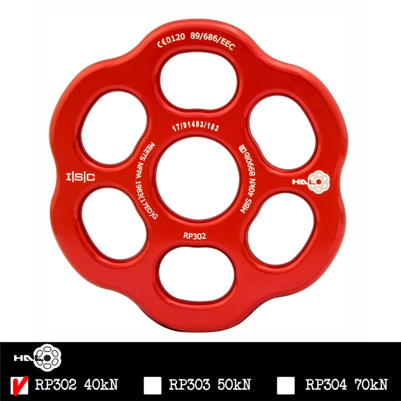 ISC HALO Rigging Plate -Small HALO小分力盤 紅色 40KN | 蝦皮購物