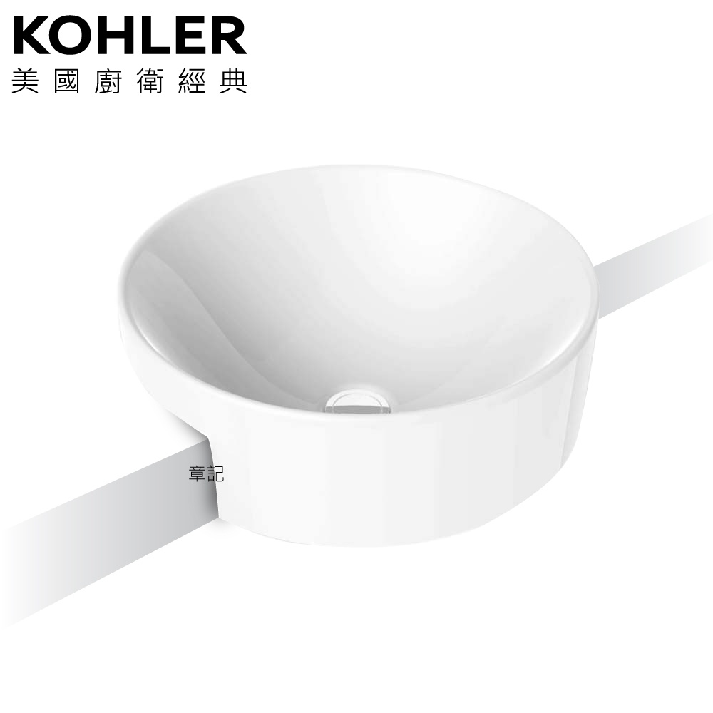 KOHLER Chalice 半嵌檯面盆(42cm) K-97013T-0 | 蝦皮購物