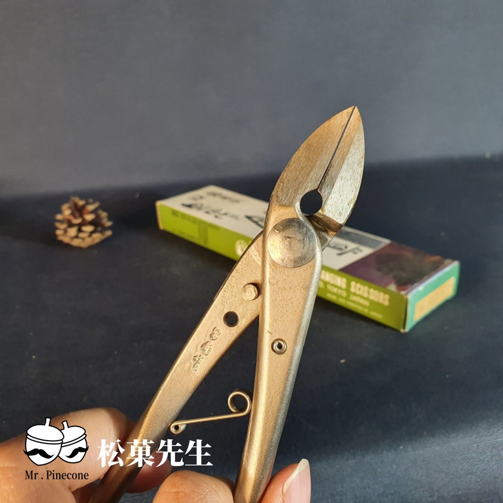 MASAKUNI】昌國作園藝工具最高級白染反刃又枝切NO:8161 日本製