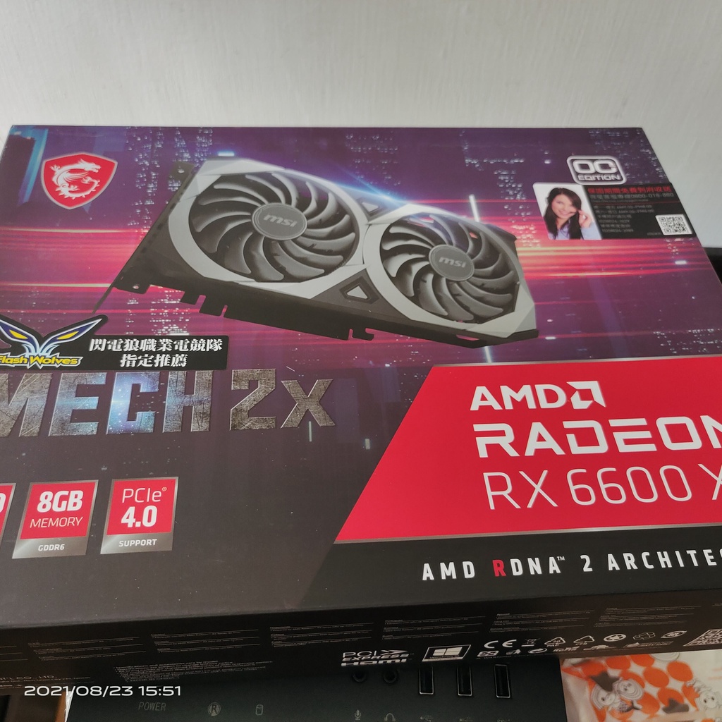 msi rx6600xt | 蝦皮購物
