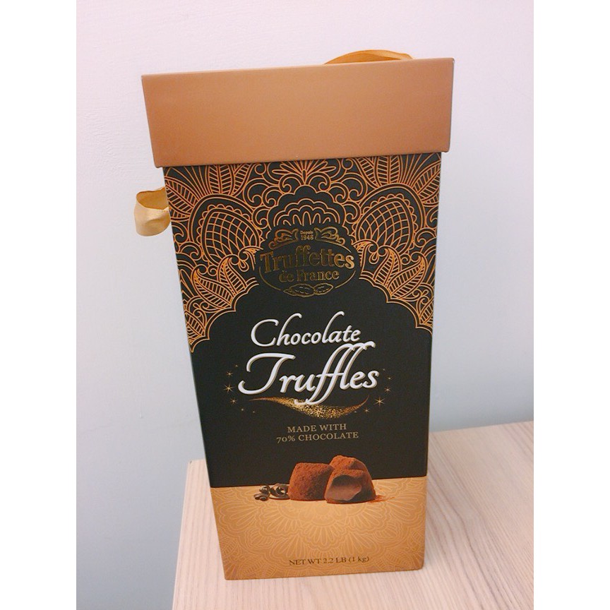現貨!!! costco好市多 Truffettes De France 代可可脂松露巧克力禮盒 1公斤 交換禮物 蝦皮購物