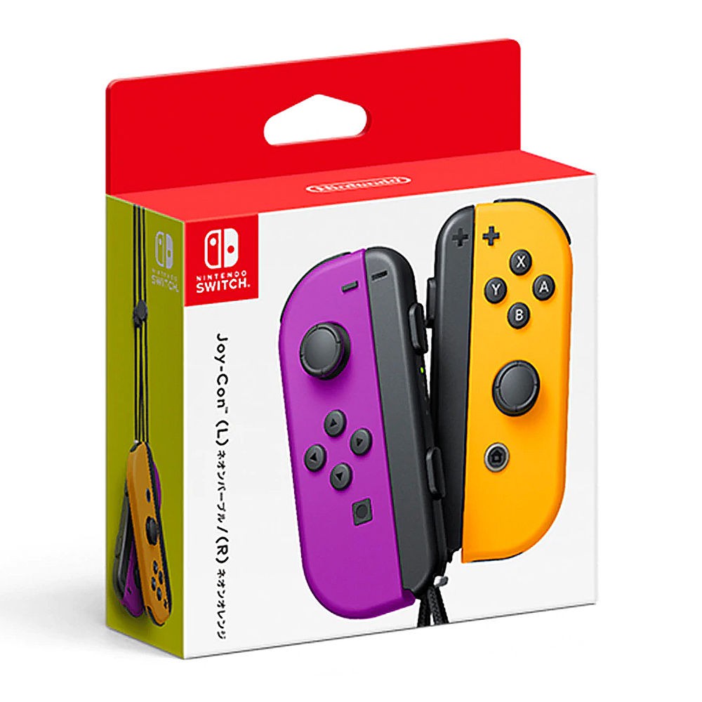 NS 任天堂Switch Joy-Con 控制器(L)/(R)紫橘手把| 蝦皮購物