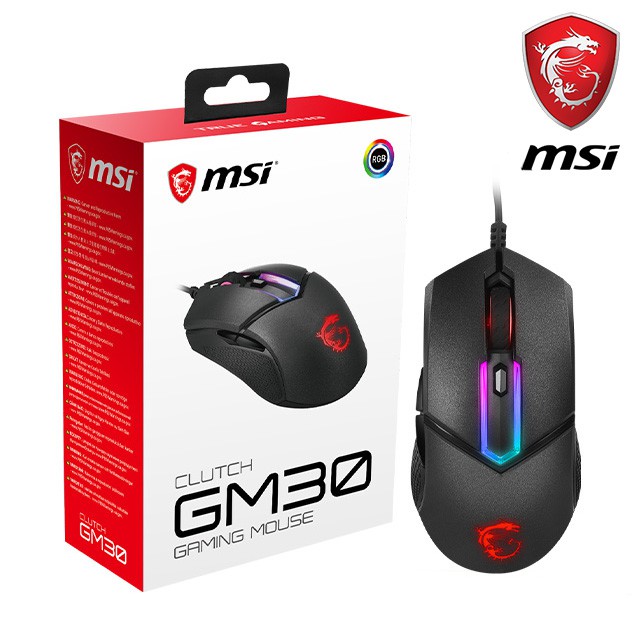 （現貨）【MSI 微星】Clutch GM30 電競滑鼠 | 蝦皮購物