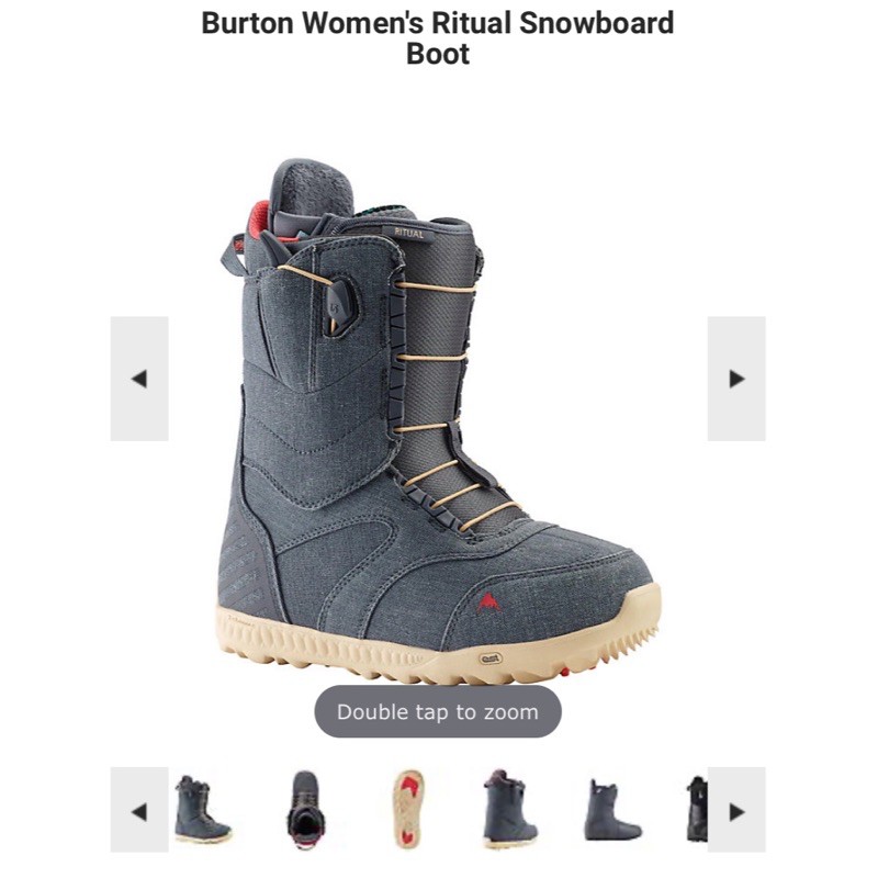 Burton 全新僅試穿美網購Women Snowboard Boot雪板鞋女7號半滑雪單板雪