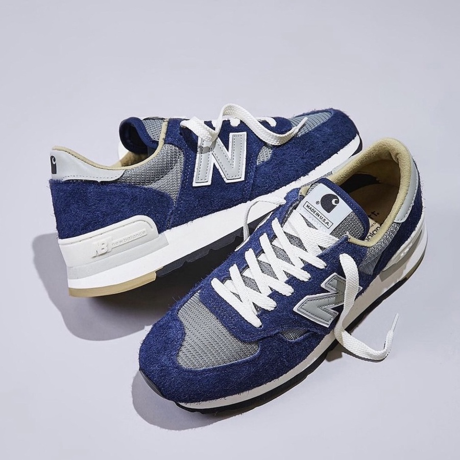 ☆小B之都☆ Carhartt WIP x New Balance 990V1 藏青色休閒復古慢跑