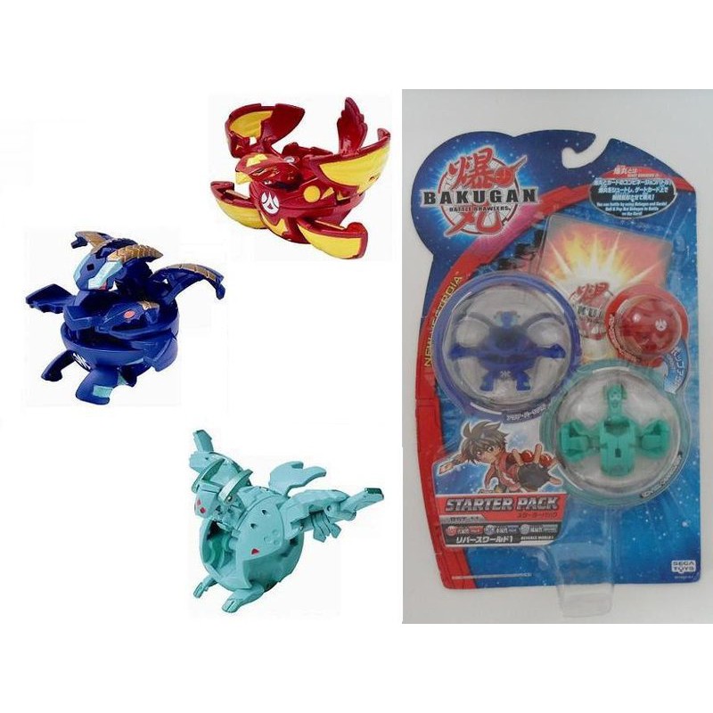 SEGA TOYS BAKUGAN 爆丸2 BST 11 水屬性 火屬性 風屬性