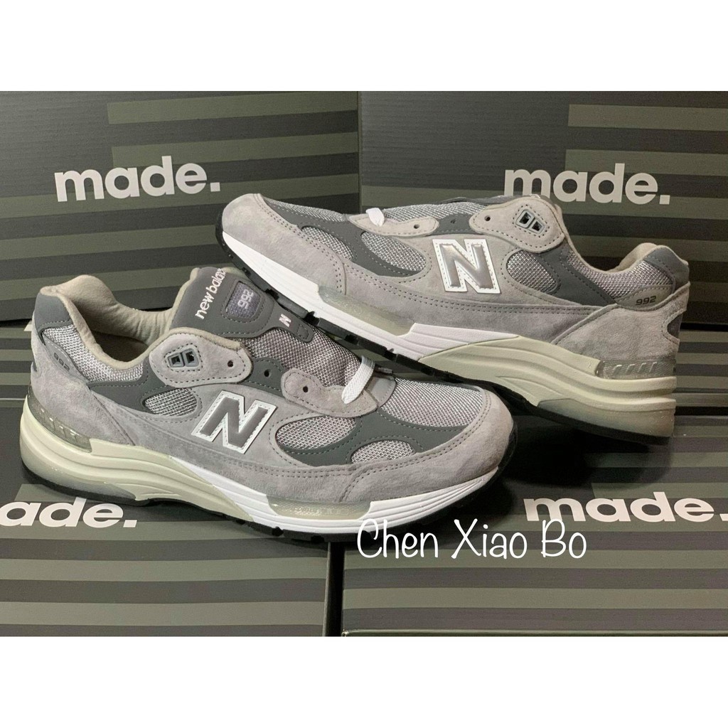 現貨New balance M992 GR 元祖灰 麂皮 3M反光 美製