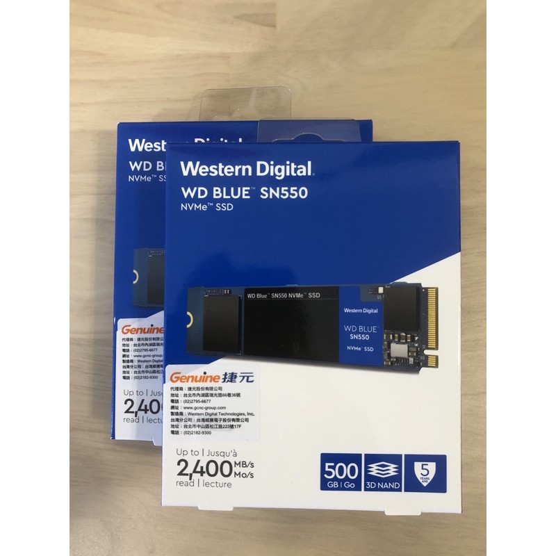 WD 藍標SN550 500GB SSD PCIe NVMe固態硬碟(WDS500G2B0C) | 蝦皮購物