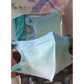 🤘台灣製 盛籐 漸層3D 神秘藍寶石 10入/袋 成人立體醫用口罩