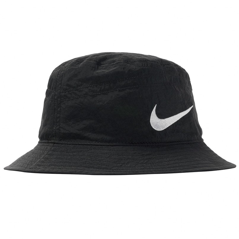 現貨】Stüssy x Nike 漁夫帽黑色限量S/M Stussy Nike Bucket Hat