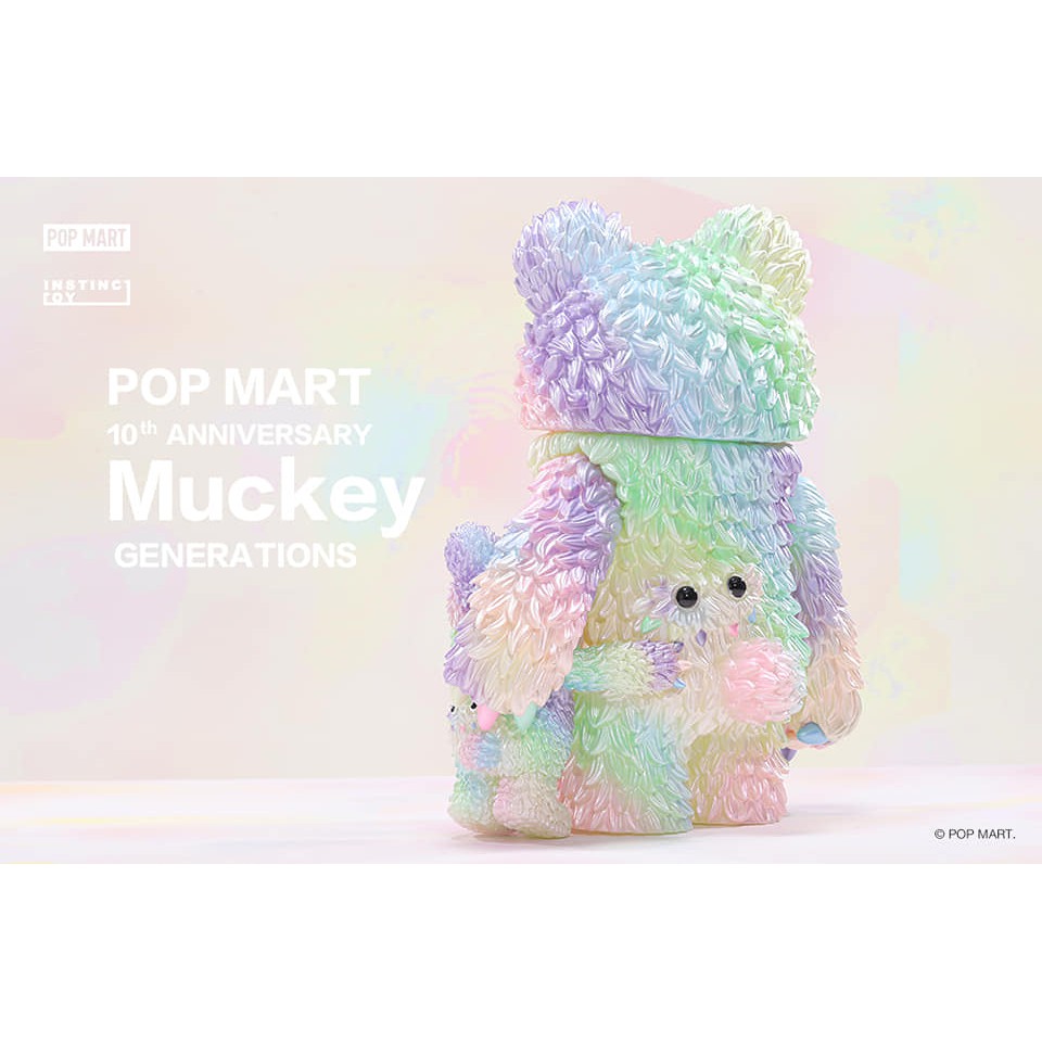 ㋡【大久保博人】POPMART INSTINCTOY 十週年TTF 限定限量世代彩色熊