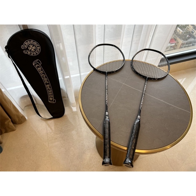 全新限量免運 Chrome Hearts badminton racket 羽毛球拍超輕全碳套裝一對裝飾耐打型送包裝袋 | 蝦皮購物