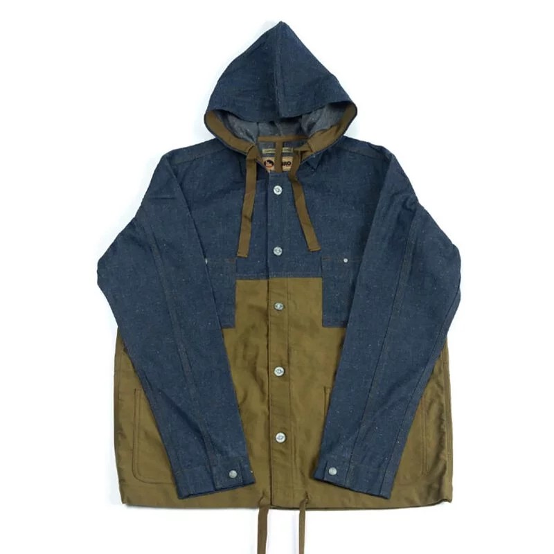 Nigel Cabourn - Lybro Hooded Chore Jacket Split 軍裝 工作外套 阿美咔機