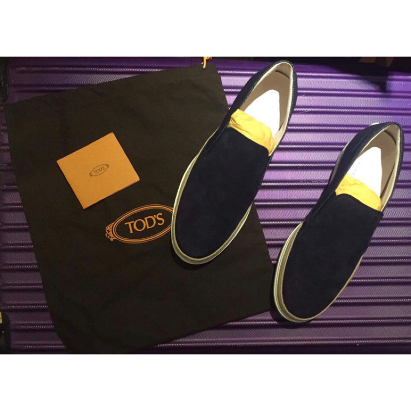 Tods hot sale suede shoes