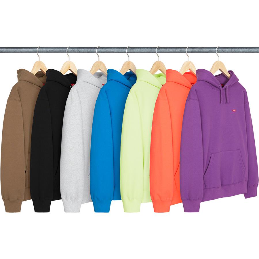 Zoopreme-現貨』Supreme Small Box Hooded Sweatshirt 灰L/XL 棕色XL