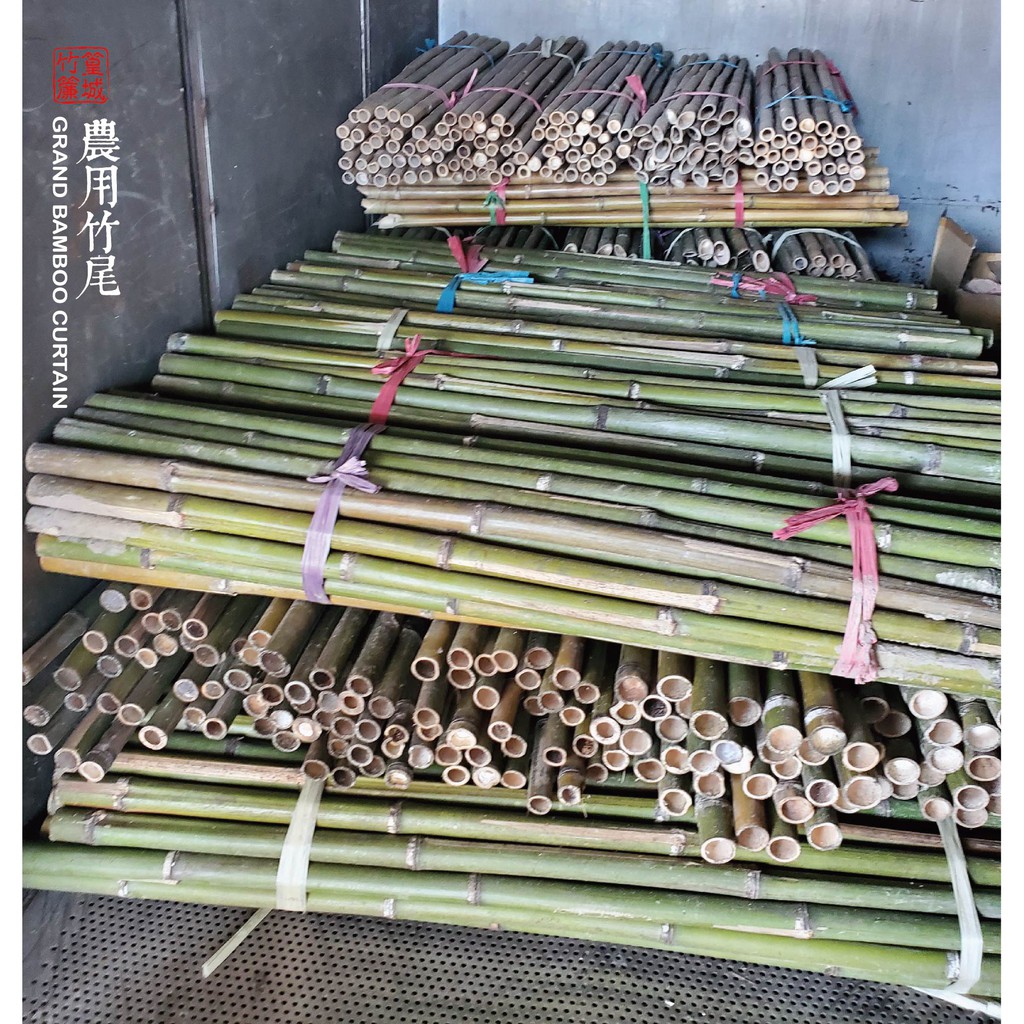 篁城】《農業用竹材、竹竿4尺-削尖/平頭竹竿》一把30支台灣桂竹:適合種 