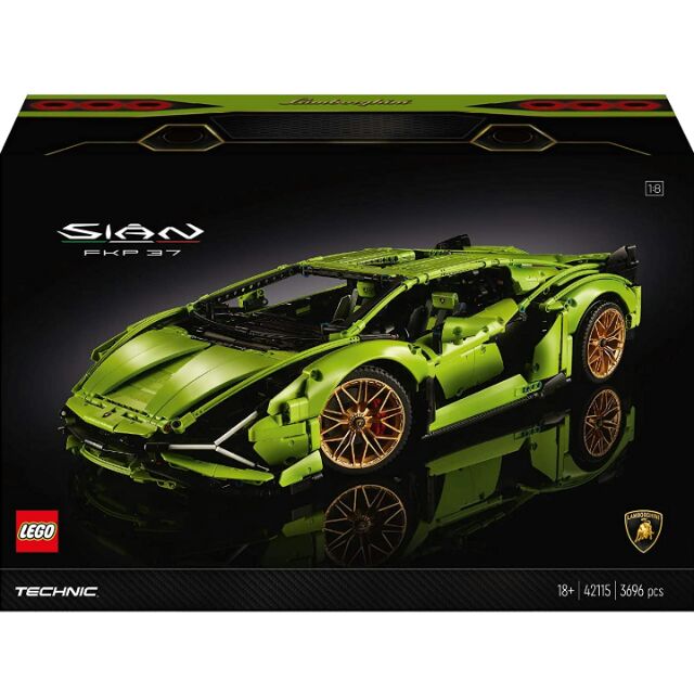 現貨樂高LEGO 42115 藍寶堅尼LAMBORGHINI SIAN FKP 37 科技系列原箱面