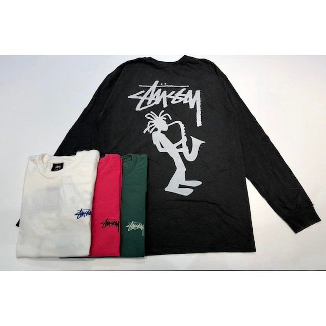 ☆ETW☆【台中店】STUSSY JAZZMON PIG. DYED L/SL TEE 水洗 長T 薄長袖 現貨