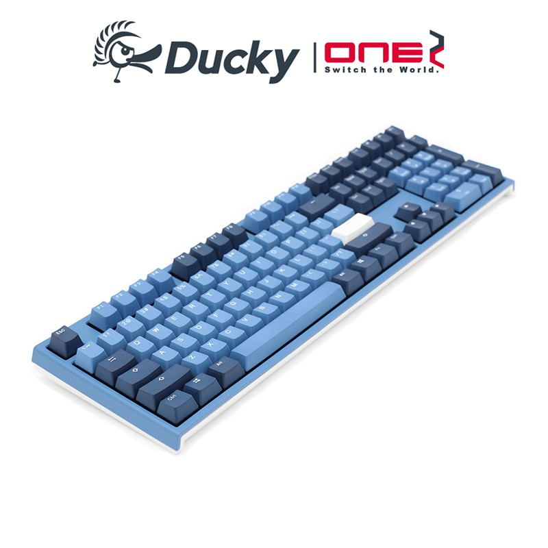 Ducky ONE2 海波浪機械式鍵盤108鍵正印PBT 英/中文版紅軸茶軸青軸銀軸