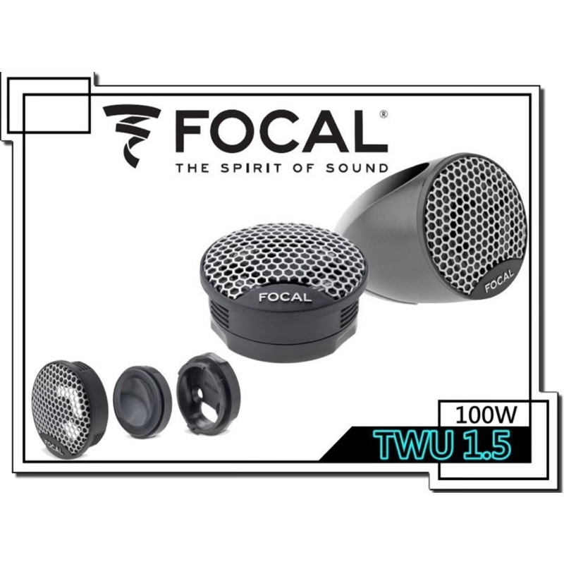 Focal TWU 1.5 - Coppia Di Tweeter Per Altoparlanti - Foto 3