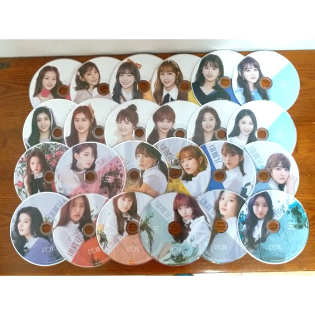 （兩版合售）IZ*ONE IZONE COLOR*IZ Color Rose 迷你一輯 專輯光碟 碟面 CD 光碟