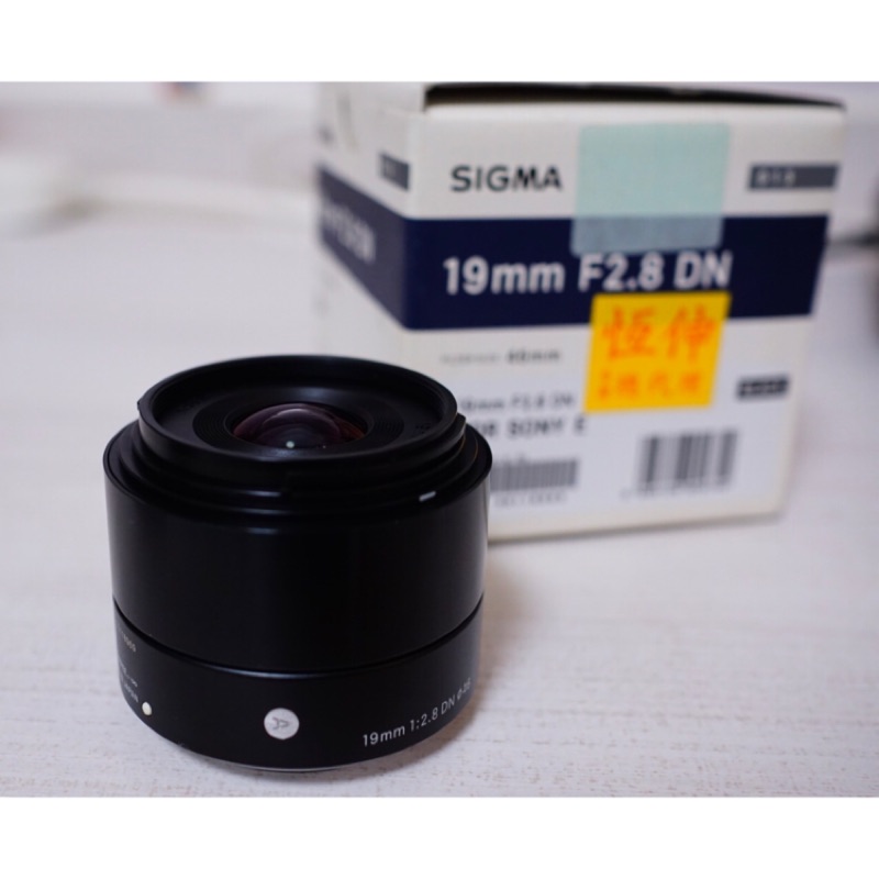 Sigma 19mm F2.8 DN ART E接環黑| 蝦皮購物