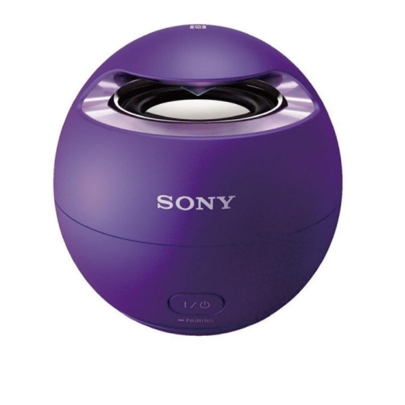 SONY 索尼 SRS-X1 P 防水 藍芽 球形 無線喇叭 // 紫色