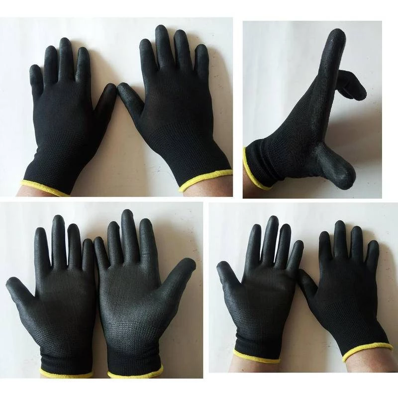 新款加厚 回購率高 止滑工作手套 PU塗掌手套 布手套 沾膠手套 塗掌手套 