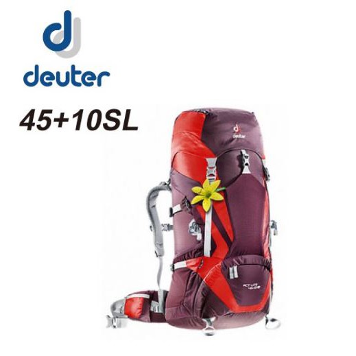 Deuter 德國 ACT lite 45+10 SL 輕量拔熱式透氣背包/登山健行背包 蝦皮購物
