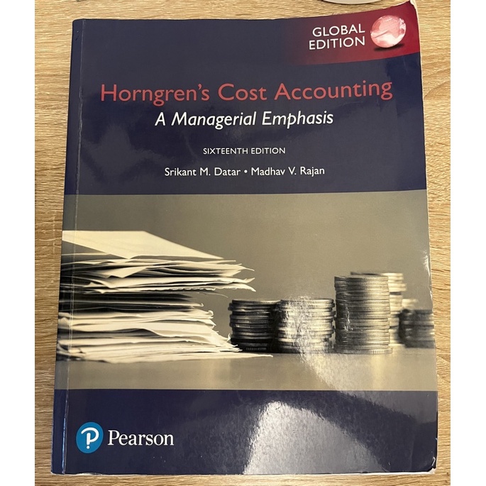 Horngren’s Cost Accounting A Managerial Emphasis | 蝦皮購物