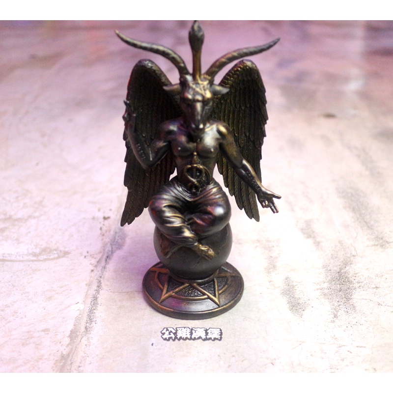 「Satan 巴風特 撒旦 שָּׂטָן 惡魔 五芒星 高約24cm @公雞漢堡」 | 蝦皮購物