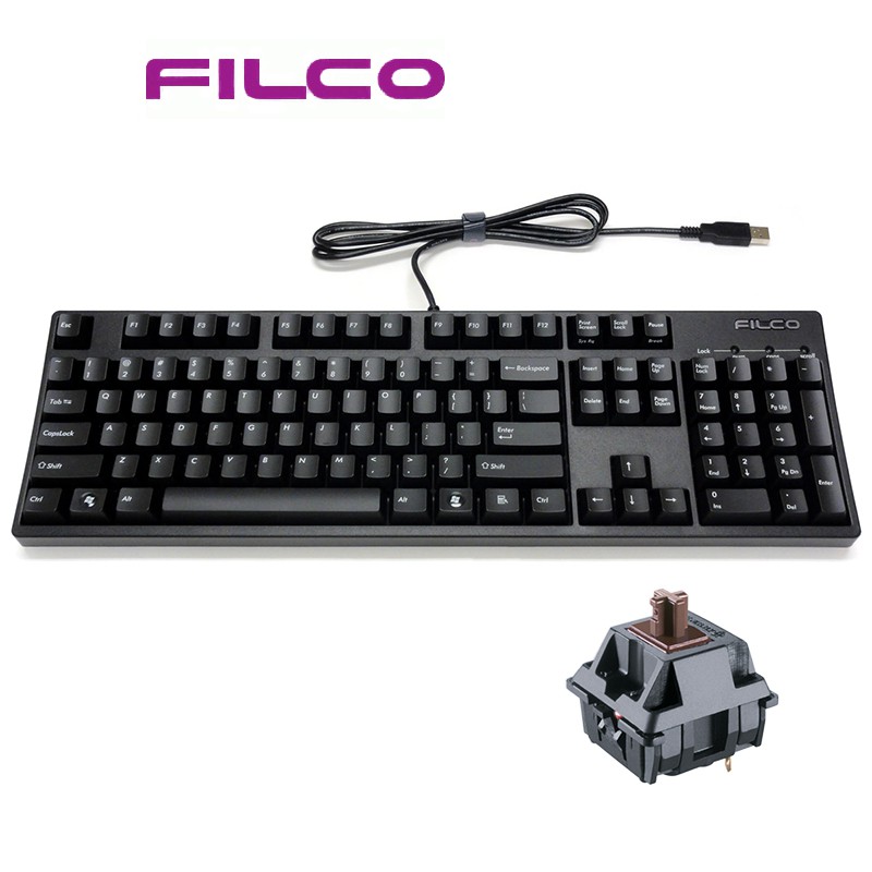 FILCO Majestouch2 機械式鍵盤104鍵正印英文版/中文版茶/青/紅軸台灣