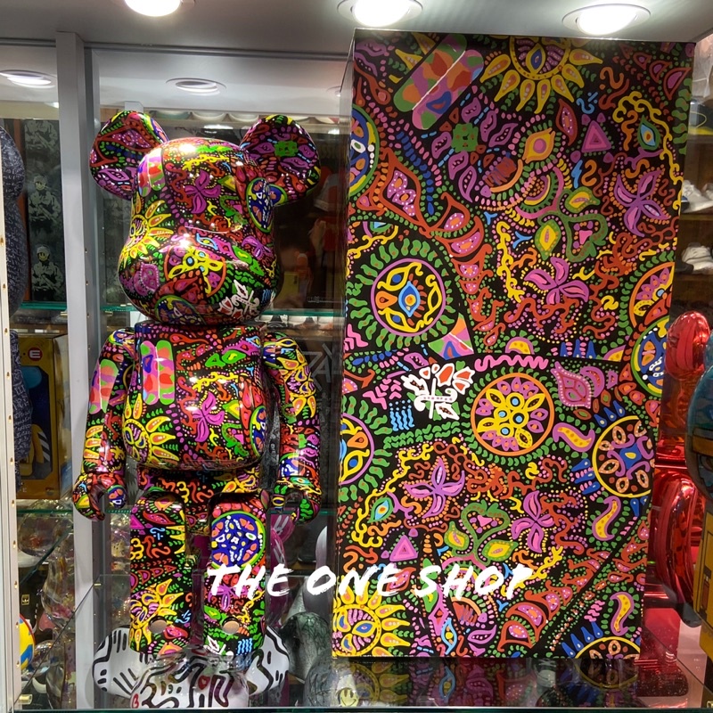 BE@RBRICK Psychedelic Paisley 迷幻佩斯利花紋佩斯利花紋腰果花變形蟲